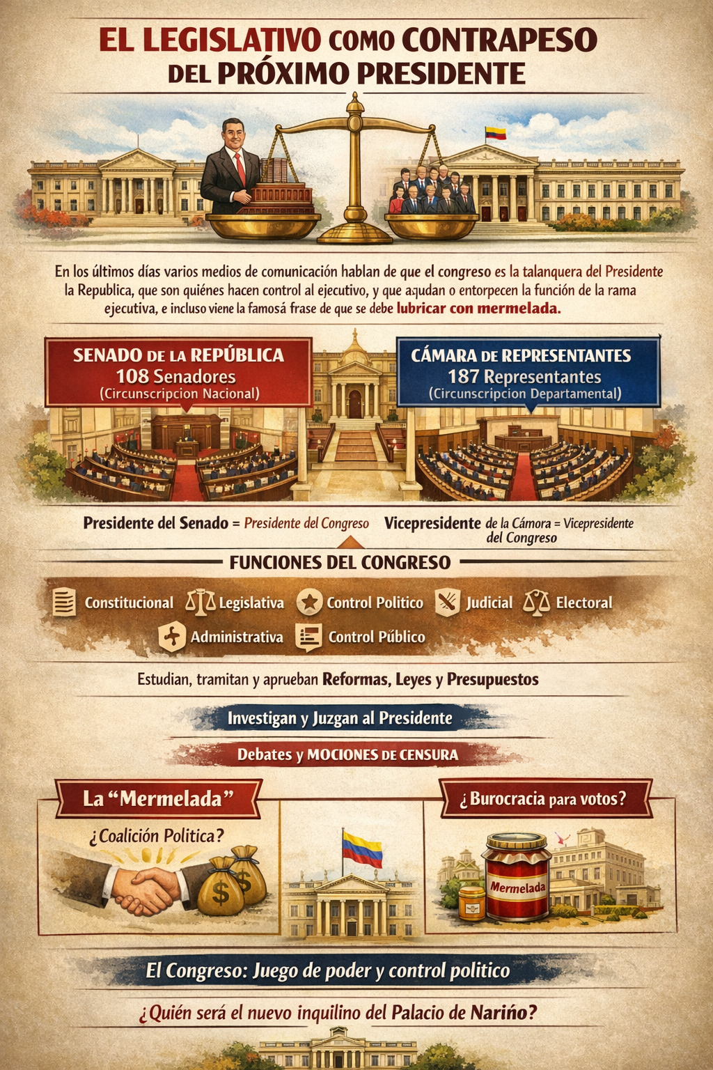 EL LEGISLATIVO COMO CONTRAPESO DEL PRÓXIMO PRESIDENTE.